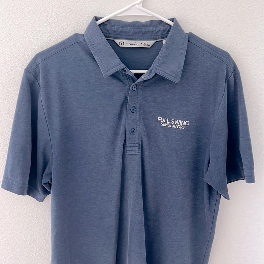 Travis Mathew Navy Full Swing Polo